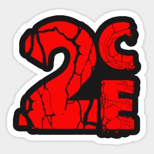 2CE- Red Apoc Edition Sticker